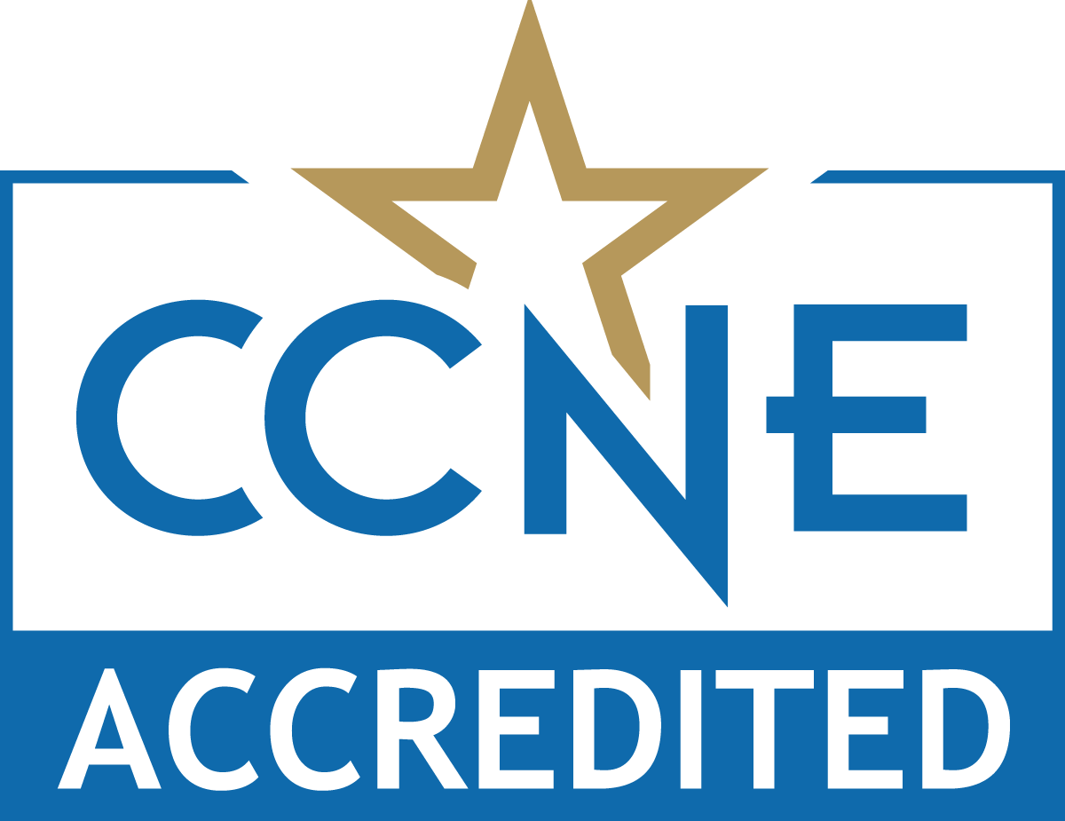The BS degree in Nursing and the MS degree in Nursing at Keuka College are accredited by the Commission on Collegiate Nursing Education (CCNE) 