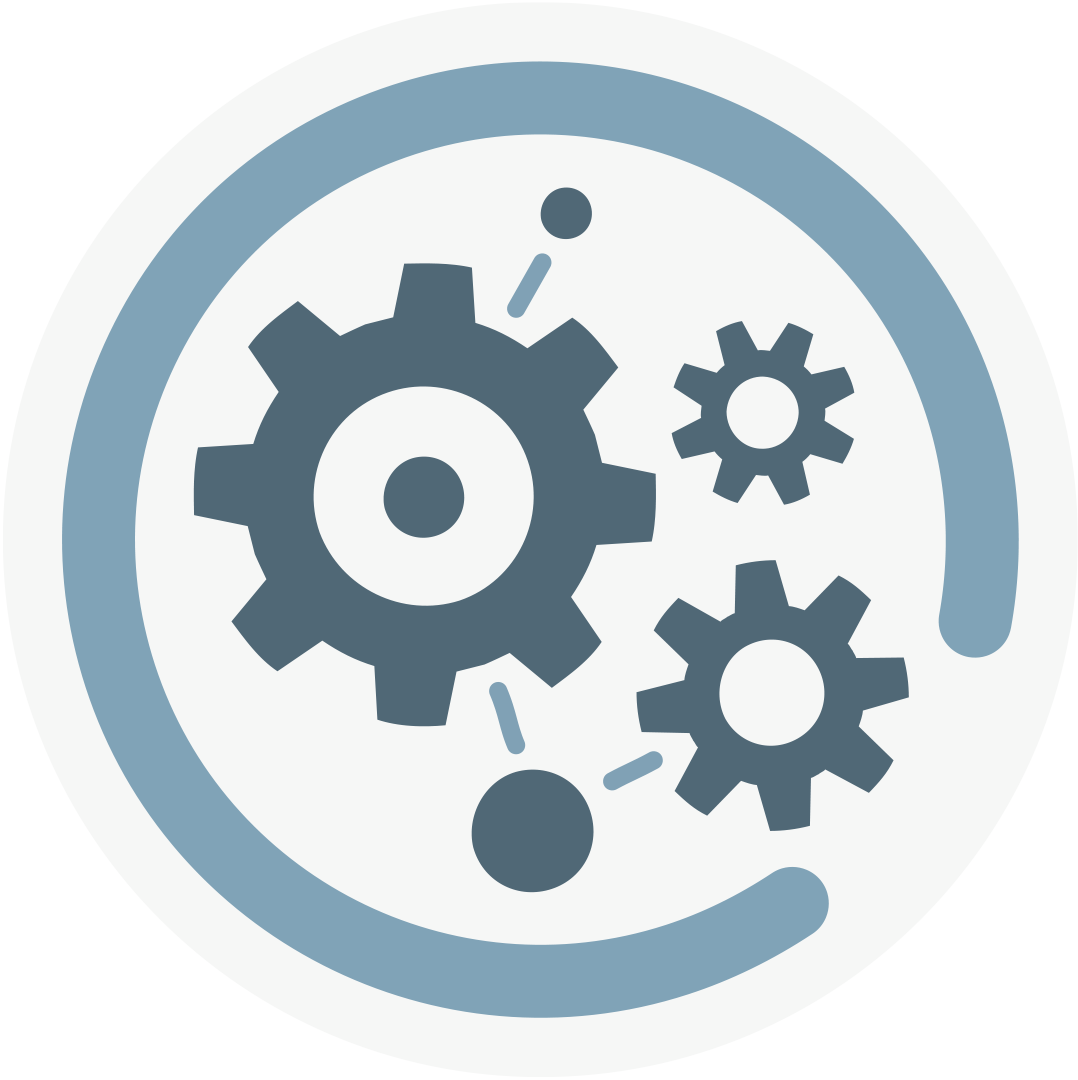 icon of experience gears