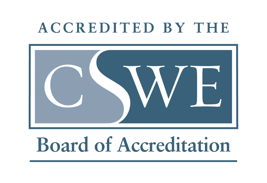 Our Social Work degree is accredited by the Council on Social Work Education
