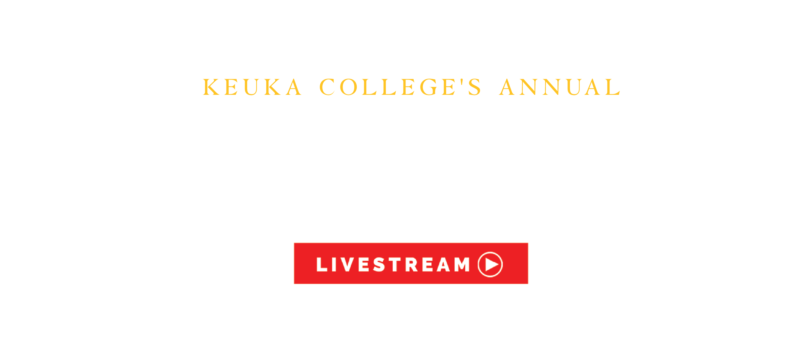 Keuka College's Annual Commencement Saturday, May 16, 2026 10 a.m. Livestream