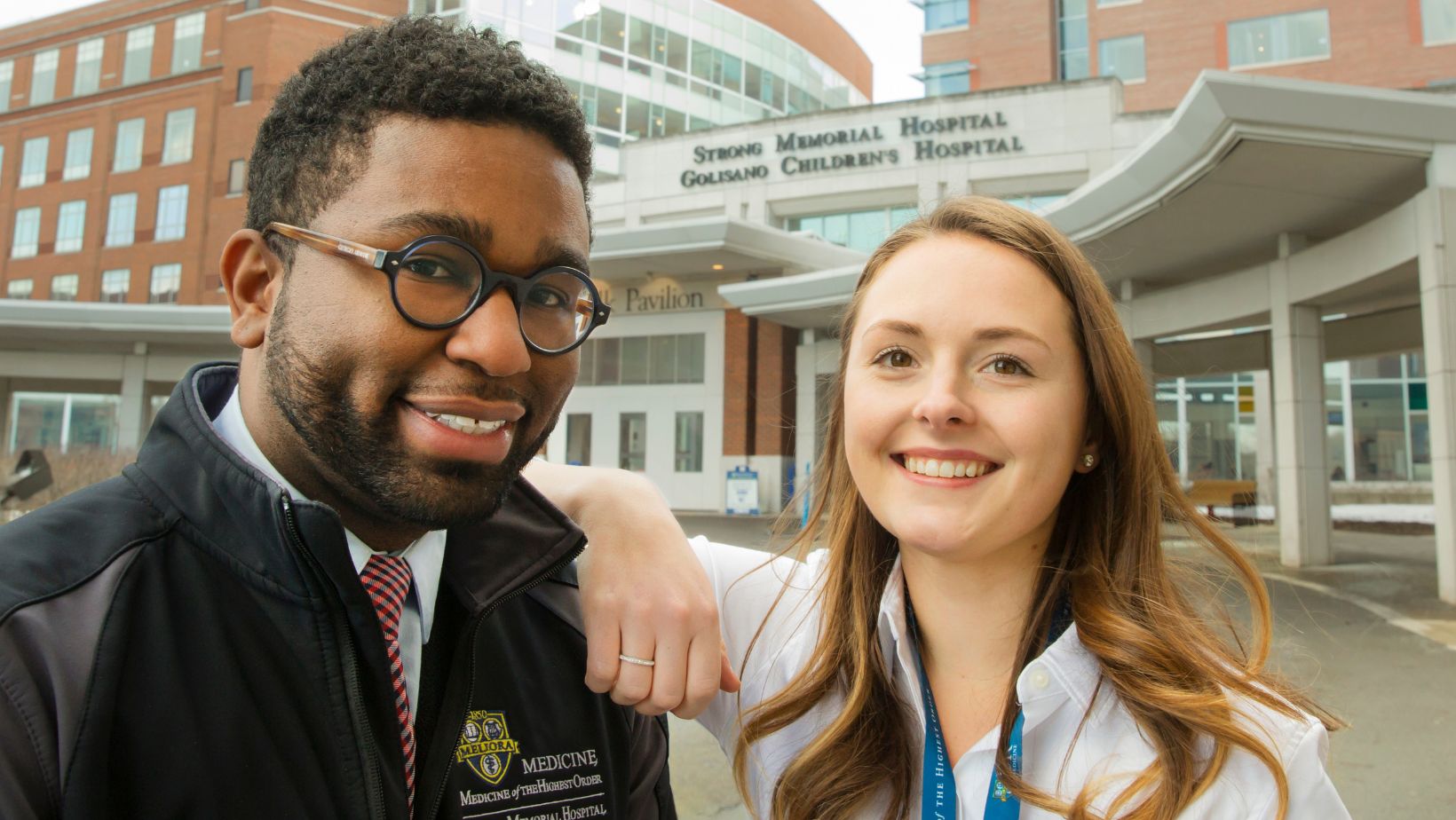 Students at a hospital for their Field Period