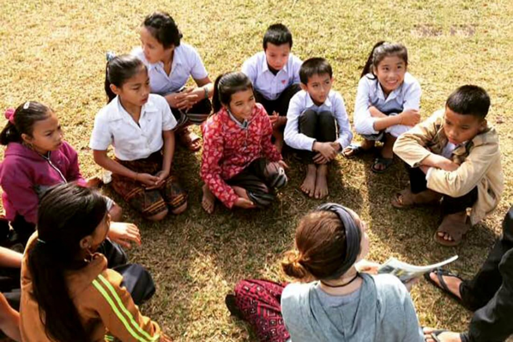 A group of students in Thailand