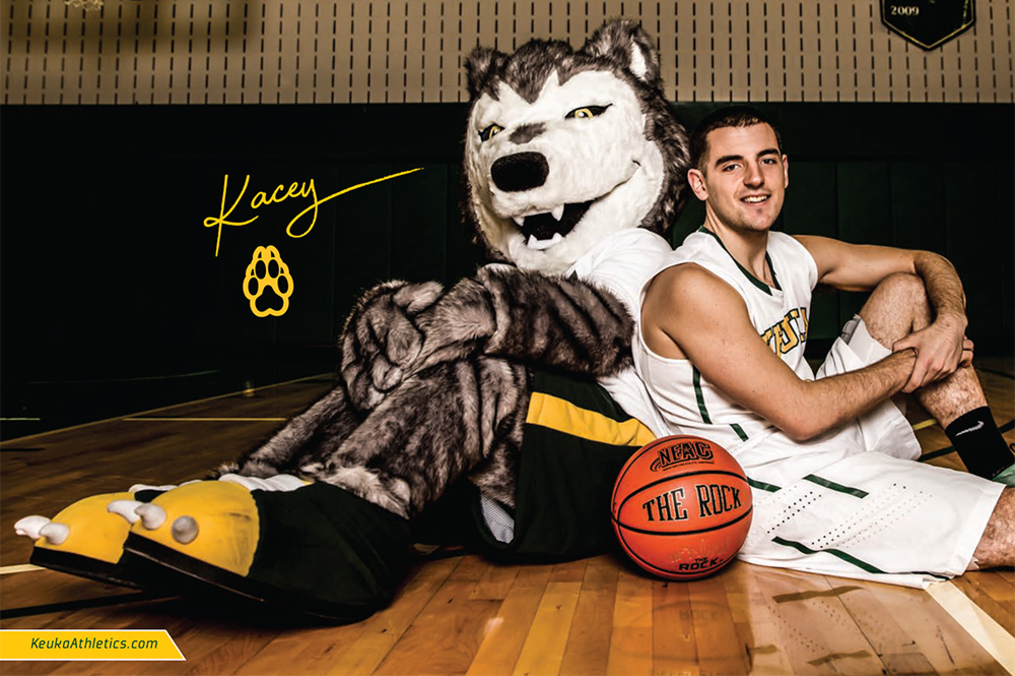 Kacey and basketball player