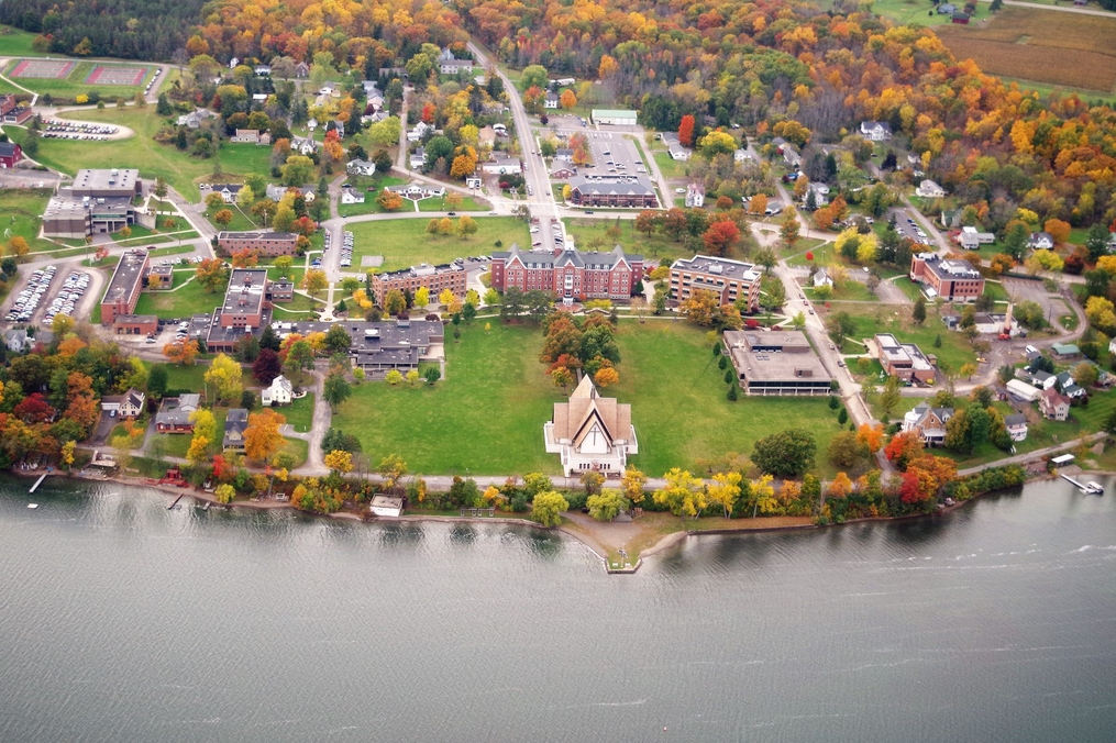 Keuka College in the fall