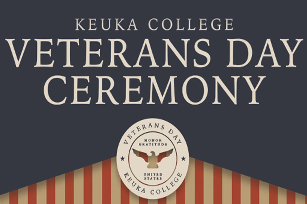 Keuka College Veterans Day Ceremony