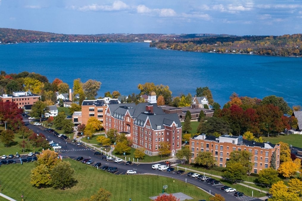 Aerial Image of Keuka College Campus