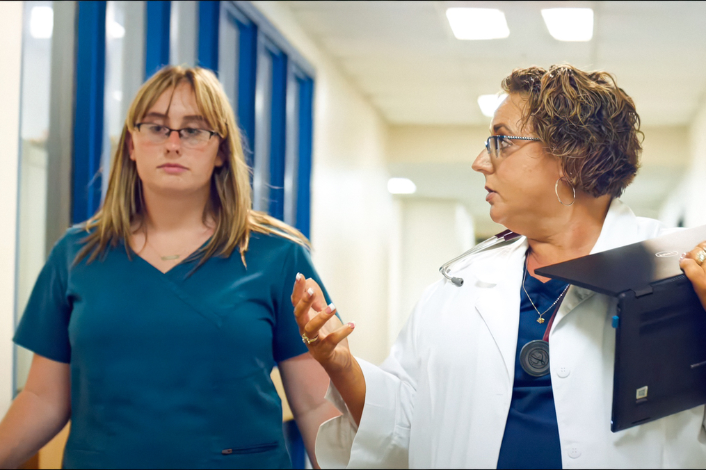 nursing walking