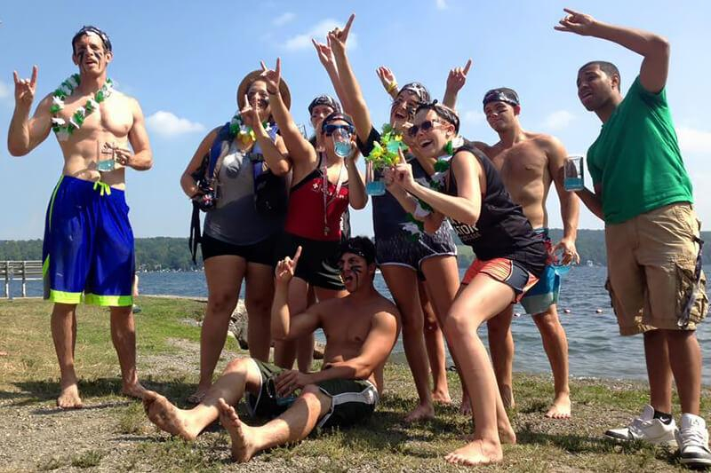 Students at Point Neamo