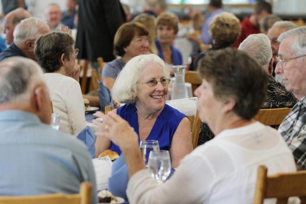 Among the more than 140 guests at the 28th annual presentation of the Stork Award, friends and family gathered to celebrate the 2019 recipient, Penn Yan resident Norm Koek.