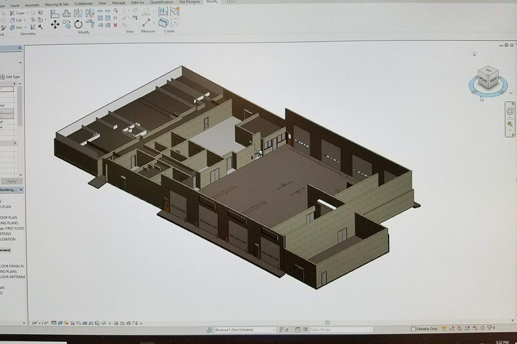 Webster Central School's transportation building design