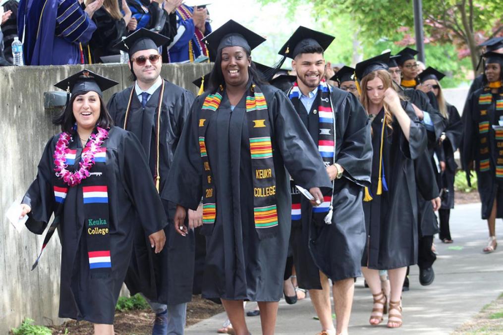 Happy graduates were not hard to find at Keuka College's 110th Commencement on Saturday, May 26.