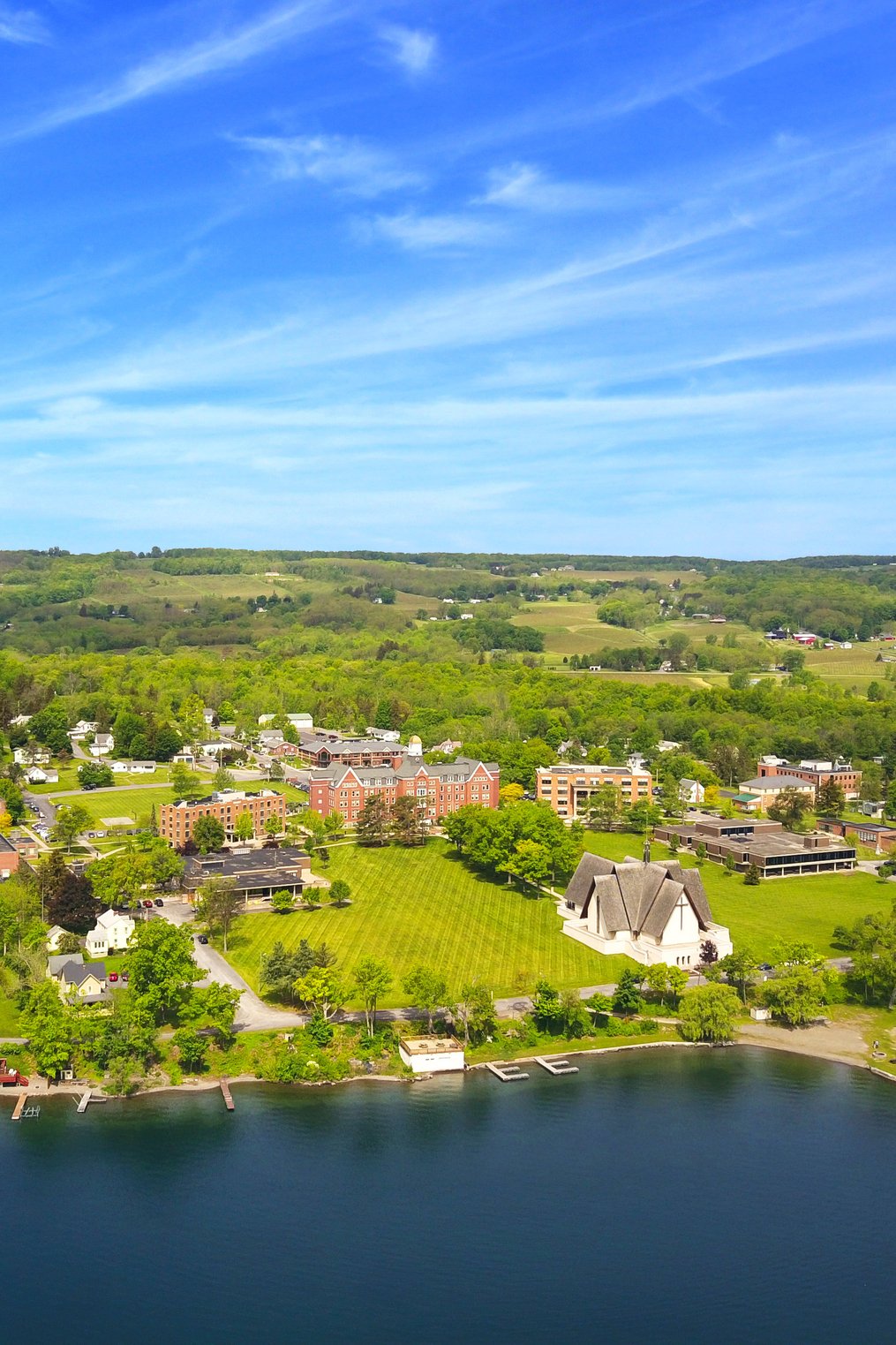 Campus aerial view