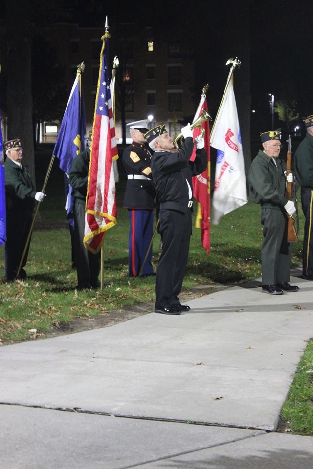 Keuka College Veterans Day Ceremony taps