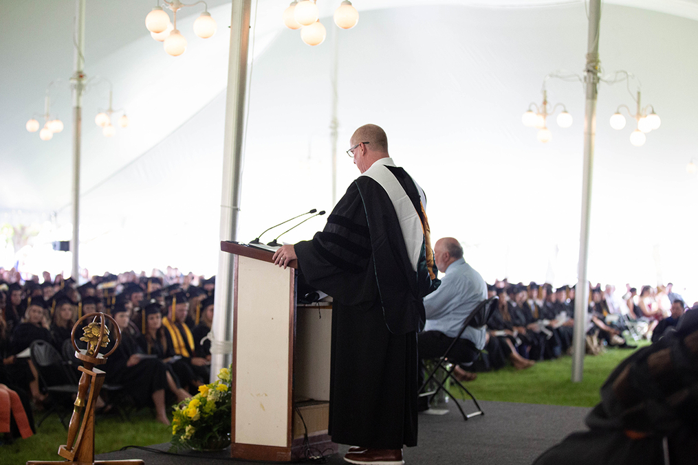 Jim Crowley '93 at 2022 Keuka College Commencement