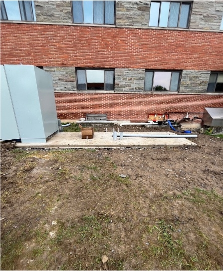 Saunders Hall Generator Pad and Transfer Switch 